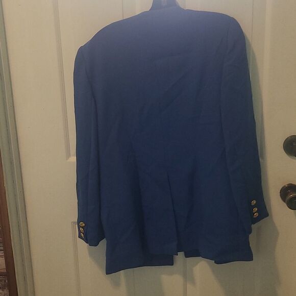 Beautiful Royal Blue Size 10 Carlisle Ladies Wool, Skirt and Jacket Suit - Picture 9 of 10